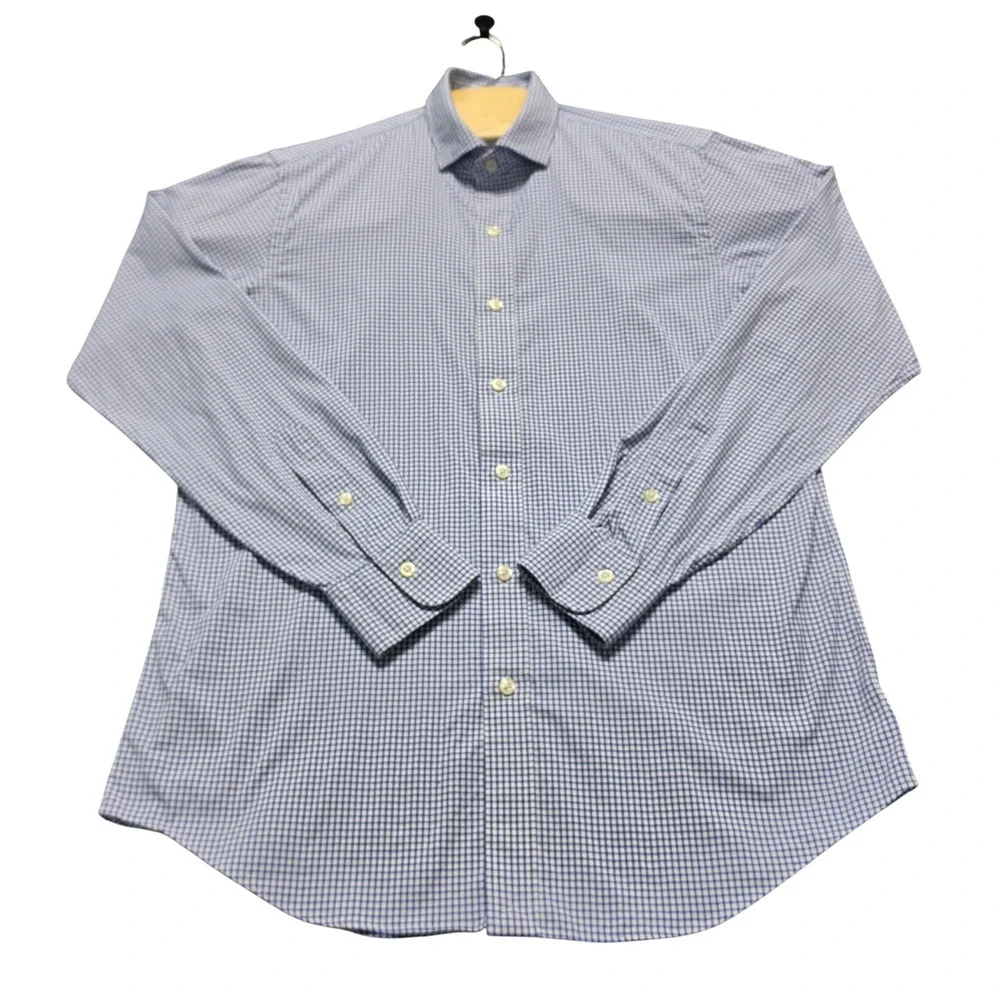 Polo Ralph Lauren Button Down Mens M Blue Excellent Performance‎ Gingham Shirt